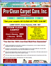 Pro Clean Carpet Care Home Page